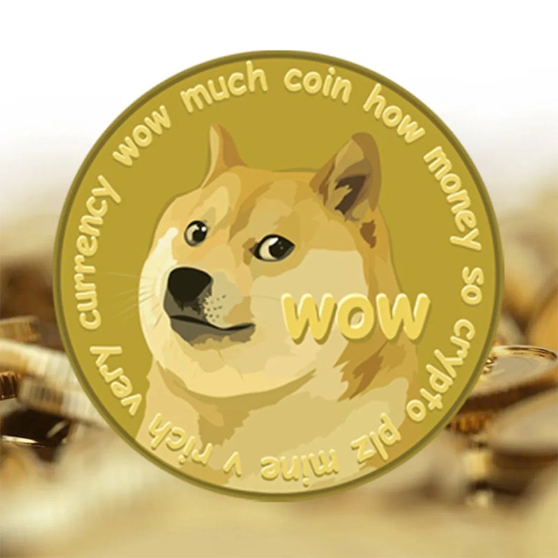 Farbdruck Dogecoin