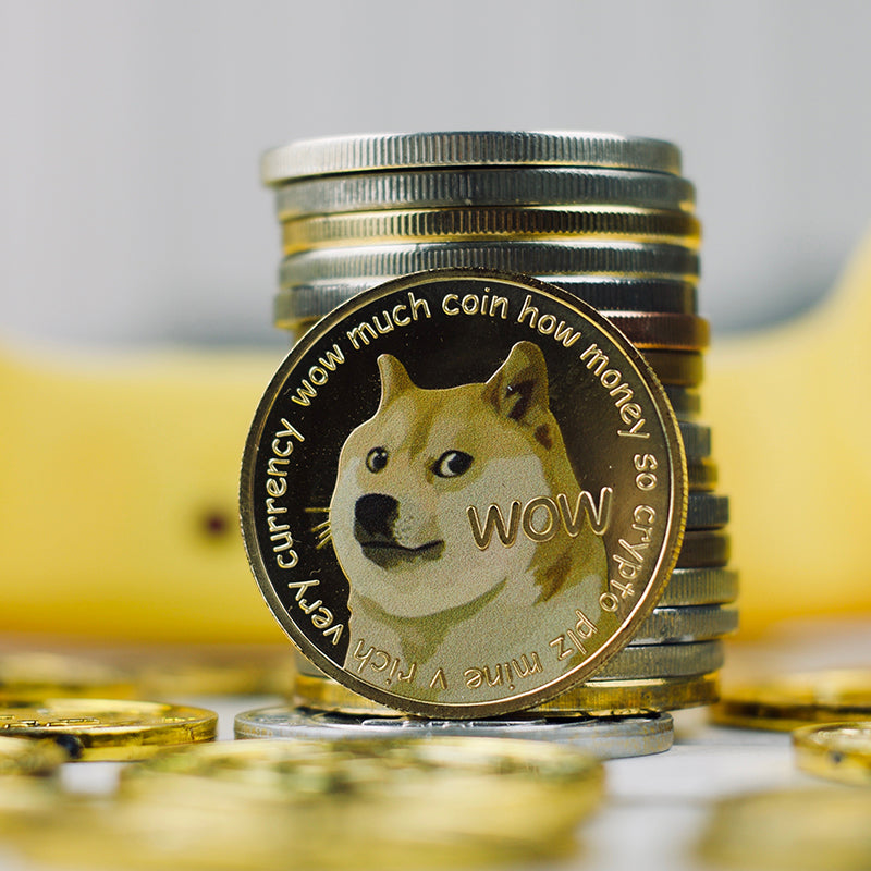 Farbdruck Dogecoin