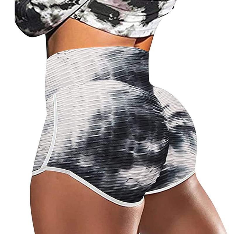 Yoga-Shorts mit hoher Taille