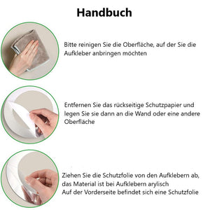 Wand- / Spiegelaufkleber - Kugeln, 24 Stück