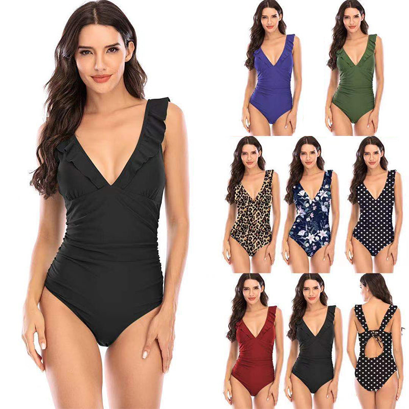 Sommer Damen Sexy einteiliger Badeanzug
