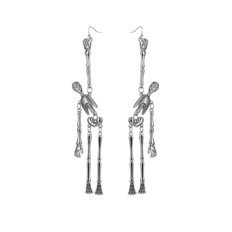 Halloween Totenkopf Skelett Ohrringe