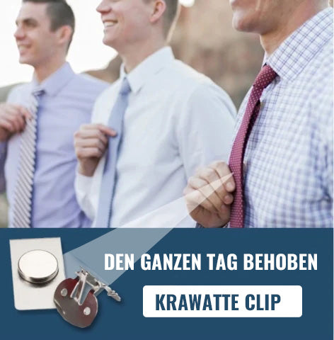 Clips zum Befestigen der Krawatte
