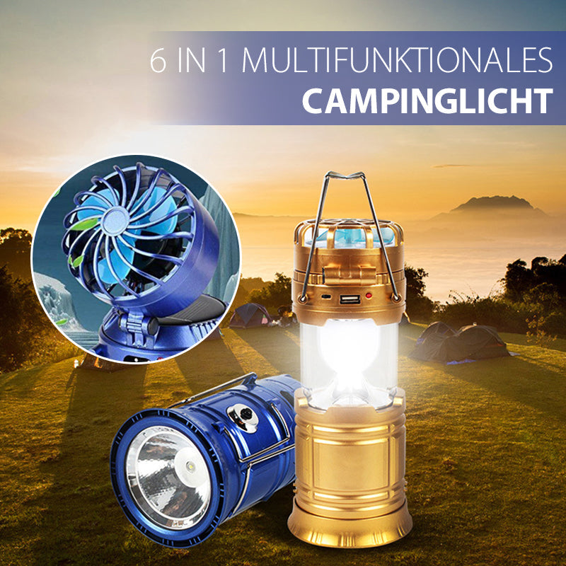 6 in 1 multifunktionales Campinglicht