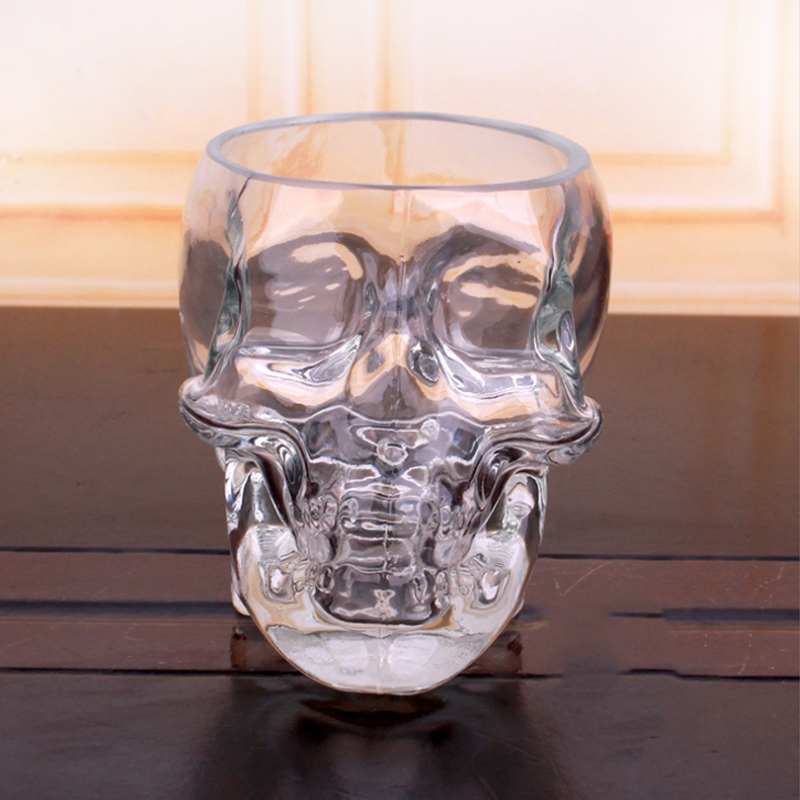 Kreative Kristallglas Totenkopf Tasse