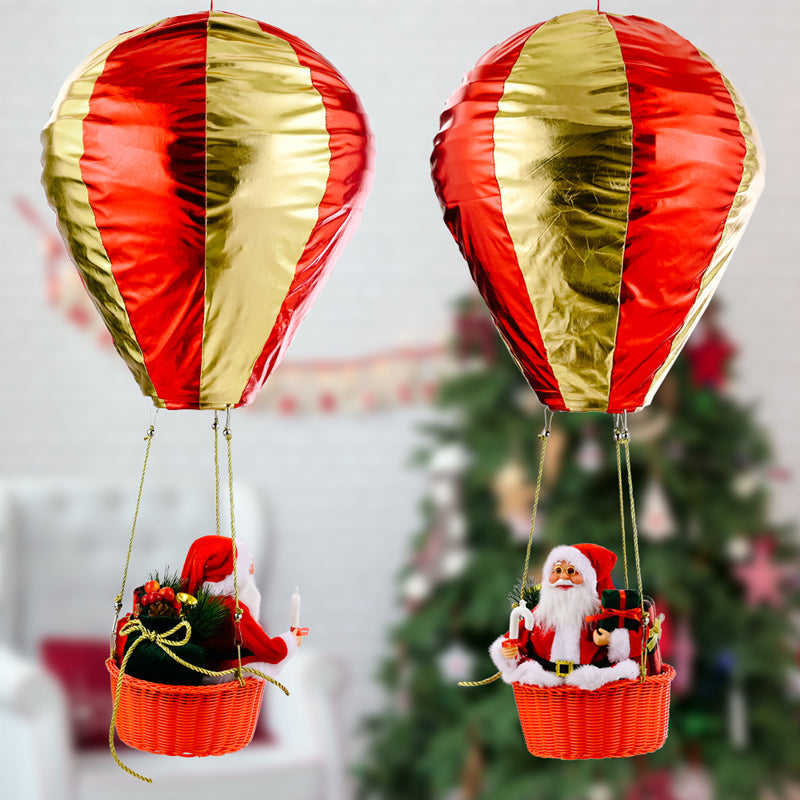Weihnachtsdekoration-Weihnachtsmann Heißluftballon