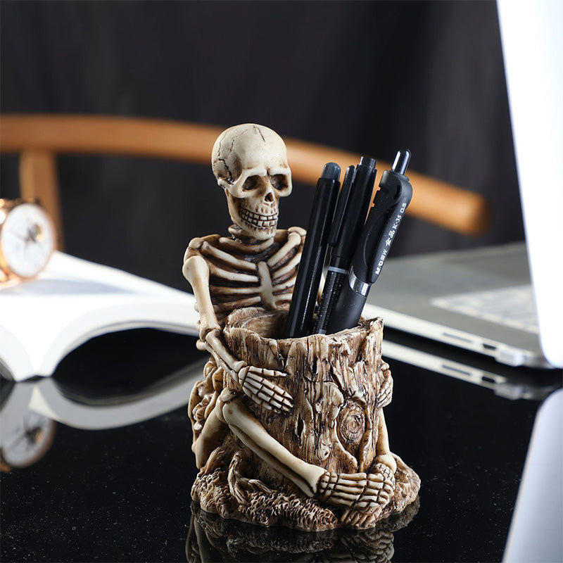 Halloween Kreativer Totenkopf Stifthalter