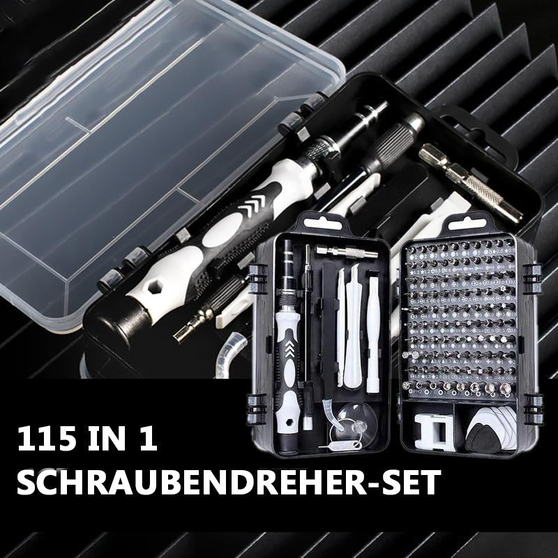 Multifunktionales 115 in 1 Schraubendreher-Set