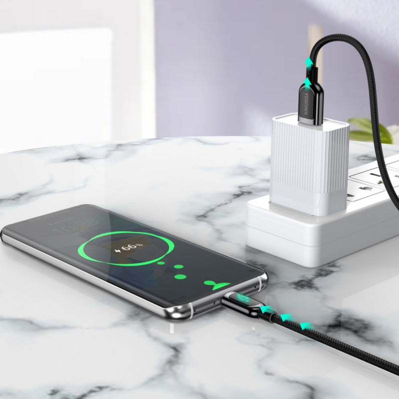 Schnellladedatenkabel mit digitaler Anzeige
