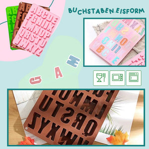 Silikon Buchstaben-Eisform