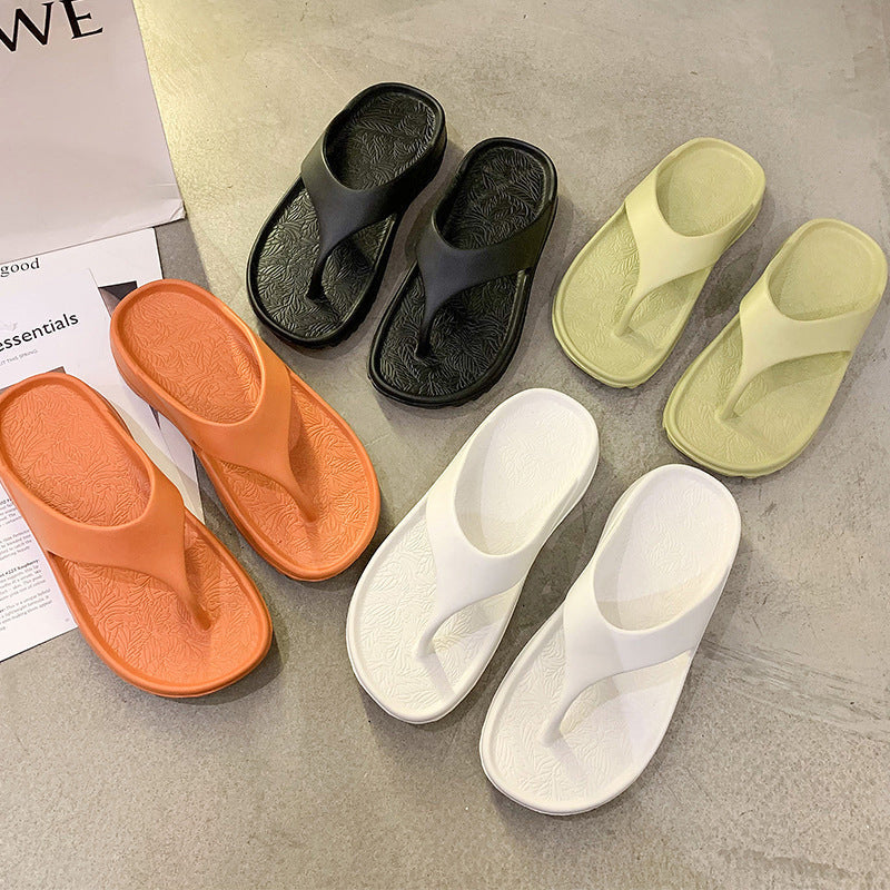 Weiche Verdickte Einfache Strandsandalen