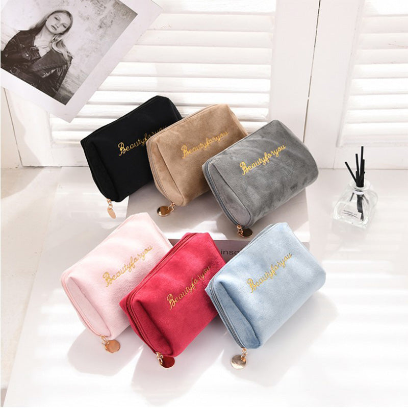 Kosmetiktasche Aus Flanell