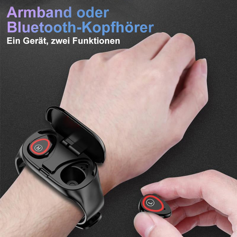 2-in-1 Intelligente Armbanduhr Mit Bluetooth-Kopfhörer