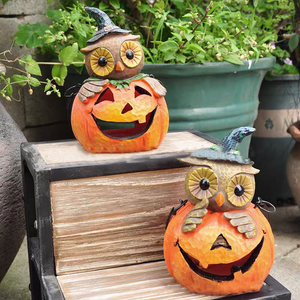 Halloween Kürbis Eule Ornament