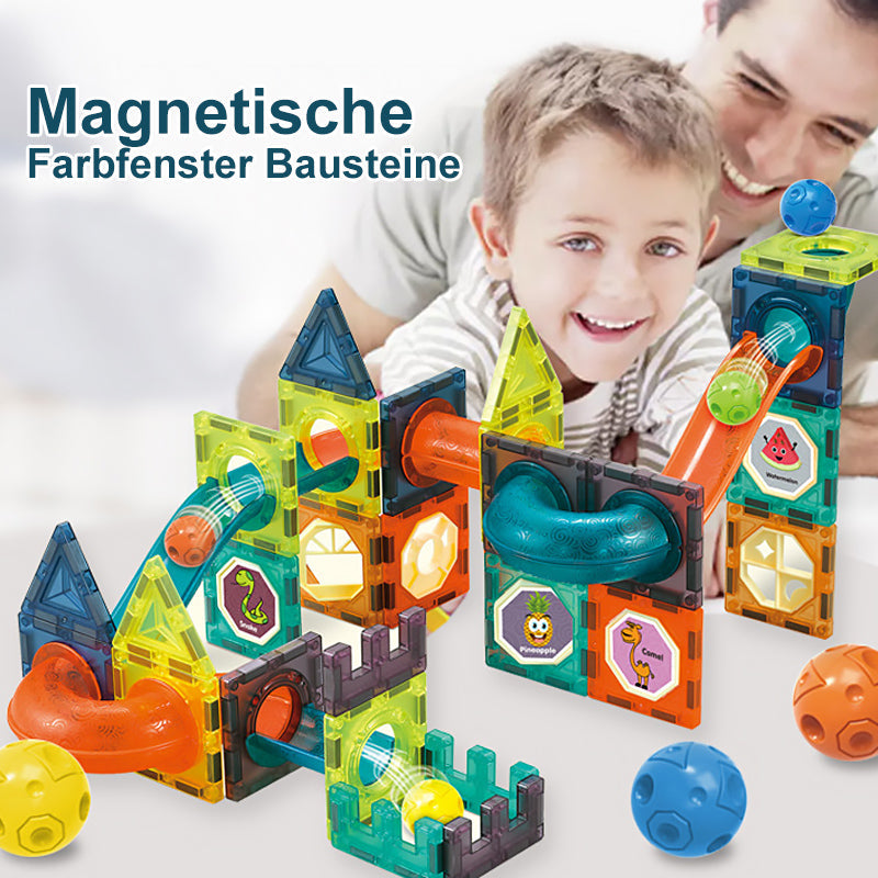 Magnetische Bausteine Schienenspleißspielzeug für Kinder