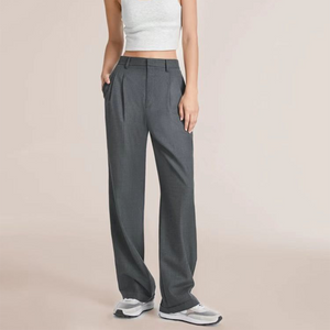 Bequeme taillierte Hose mit weitem Bein