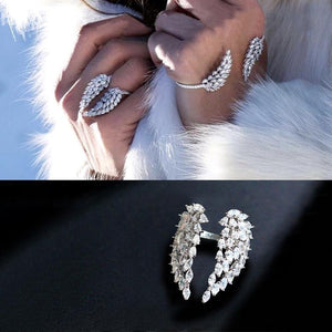 Elegante Engelsflügel Ringe für Damen