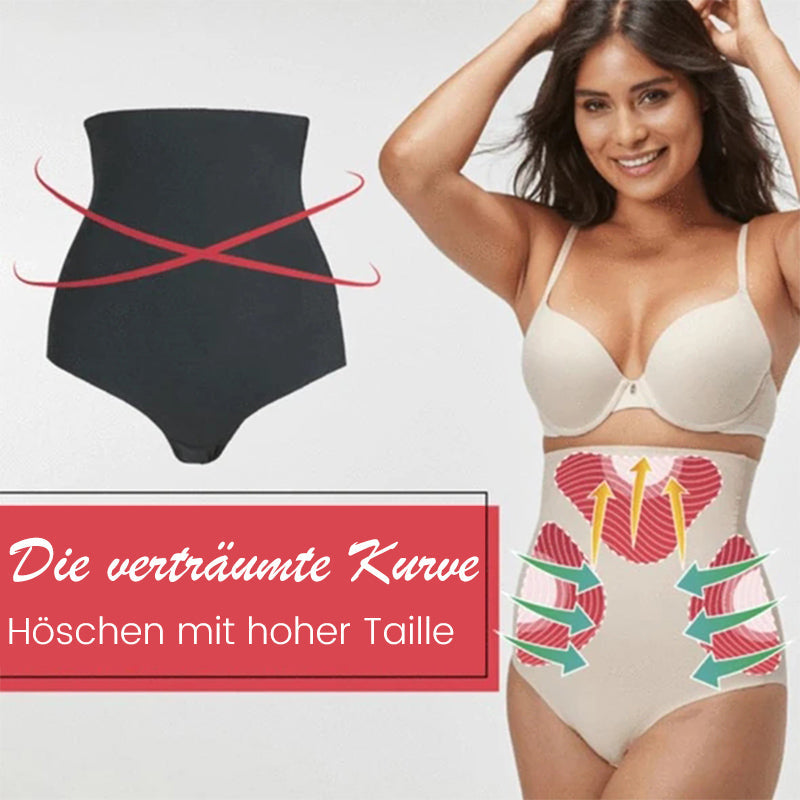 Hohe- Taille Pant mit Baucheffekt