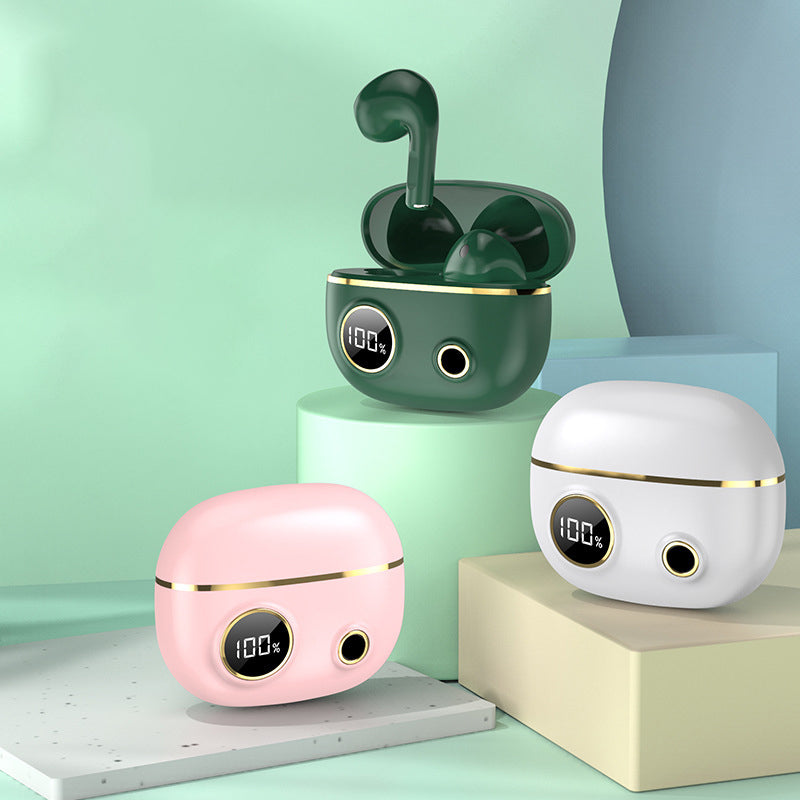 Intelligentes Kabelloses Bluetooth-Kopfhörer mit Digitalanzeige