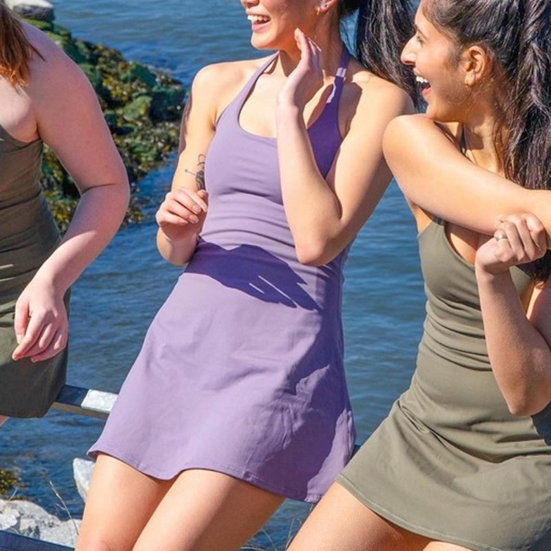 Ärmelloses Sport Tenniskleid Für Damen