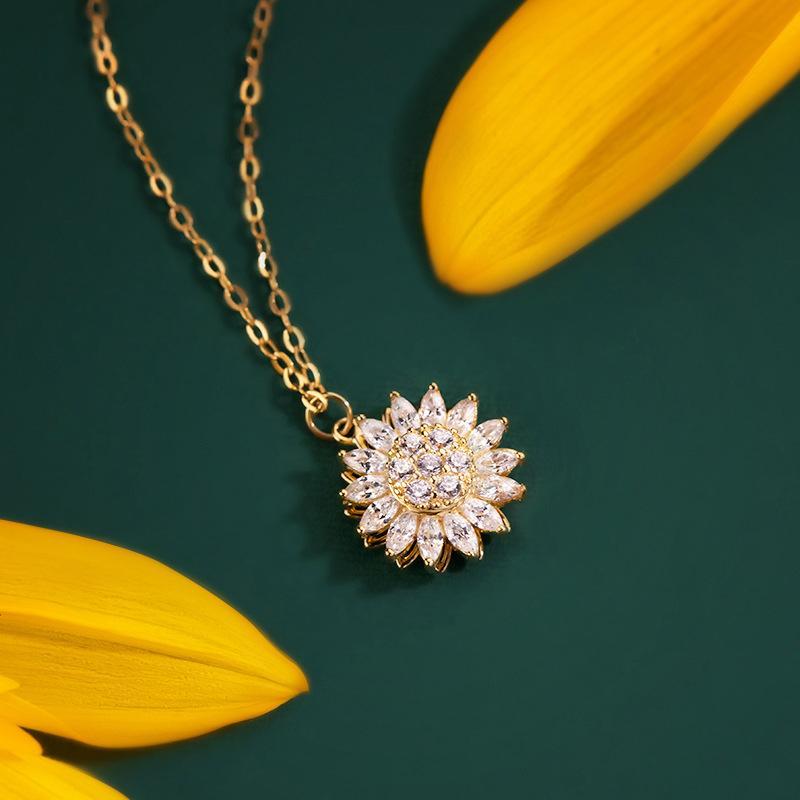 Drehbare Sonnenblumenkette