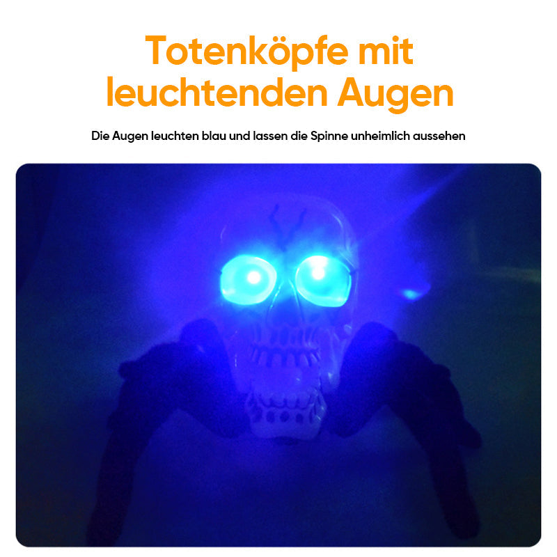 Halloween-Totenkopf-Dekoration mit Fernbedienung