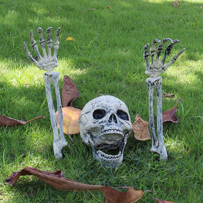 Garten Halloween Totenkopf Dekoration