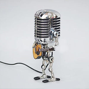 Retro Mikrofon Roboter