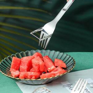Wassermelonengabel Aus Edelstahl