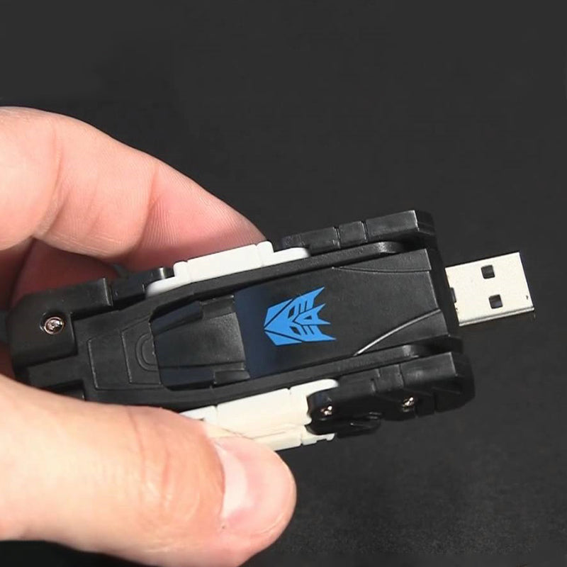 Einziehbarer mechanischer Blumengepard USB Flash Laufwerk