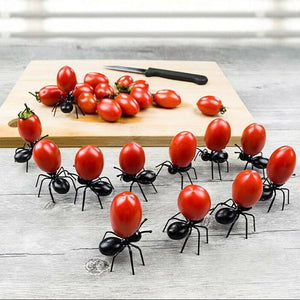 Fleißige bewegte Ameisen Fruchtgabel(12 Stück)
