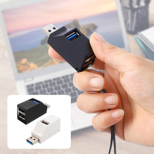 Winziger 3-Anschluss-USB-Hub