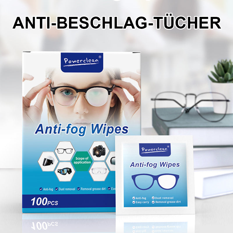 Antibeschlag-Linsentücher (100 Stück)
