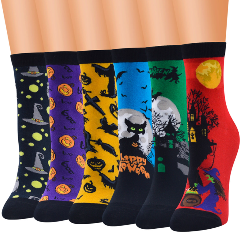 Halloween Damen Multipack Socken