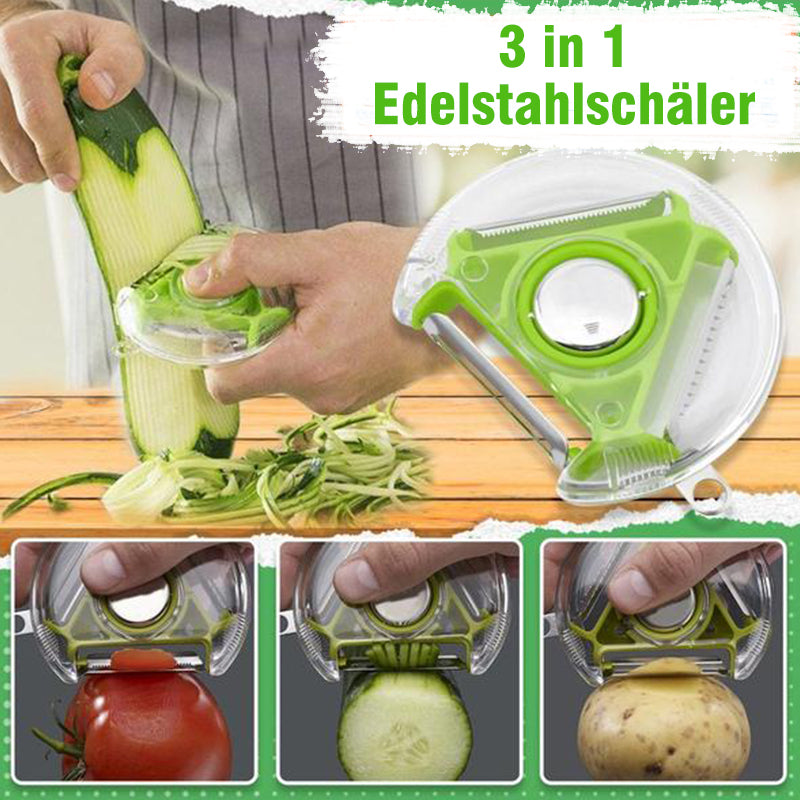 3 in 1 Edelstahlschäler