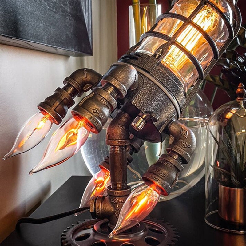Kreative Raketenlampe