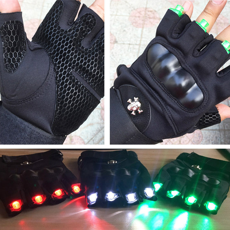 Farbrotierende Laserhandschuhe (Ein Paar)