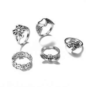 Versilberter Ring Für Damen