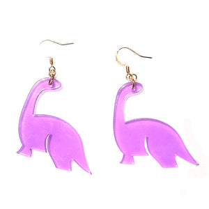Transparente Dinosaurier-Ohrringe