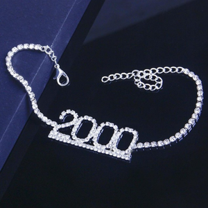 Exquisite Diamant Fußkettchen