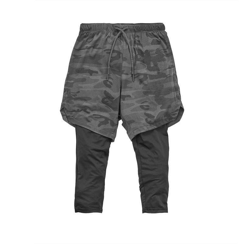 Herren Fitnessshorts - mit Elasthan Leggings