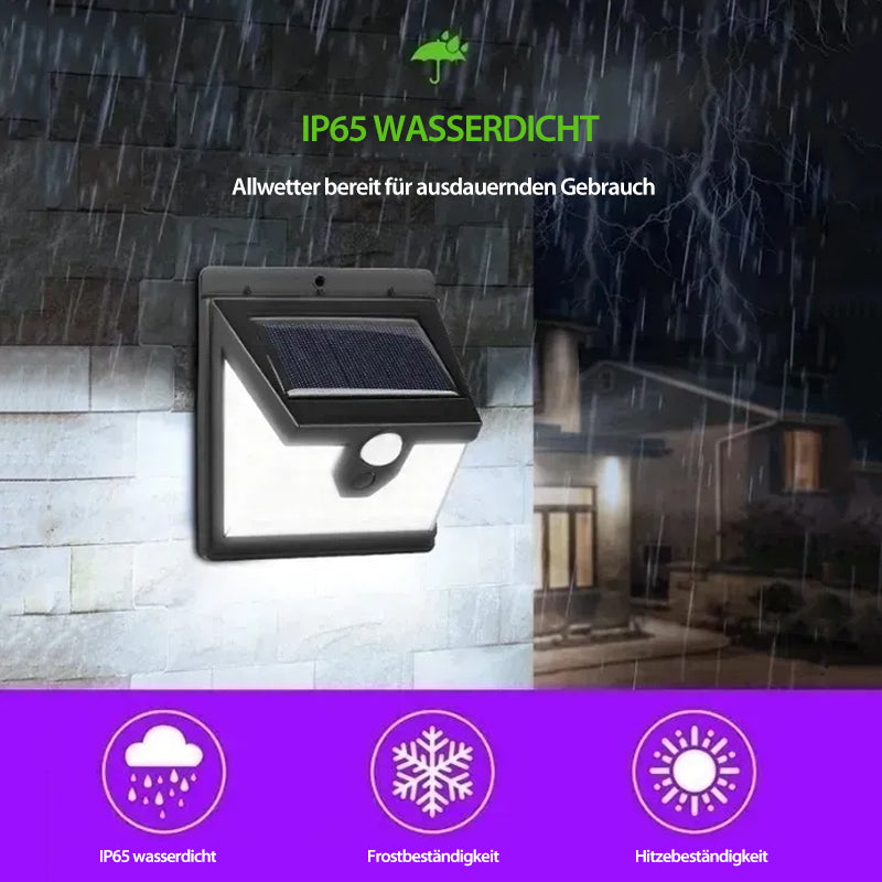 40 LED wasserdichte Außenwand Sensorleuchte