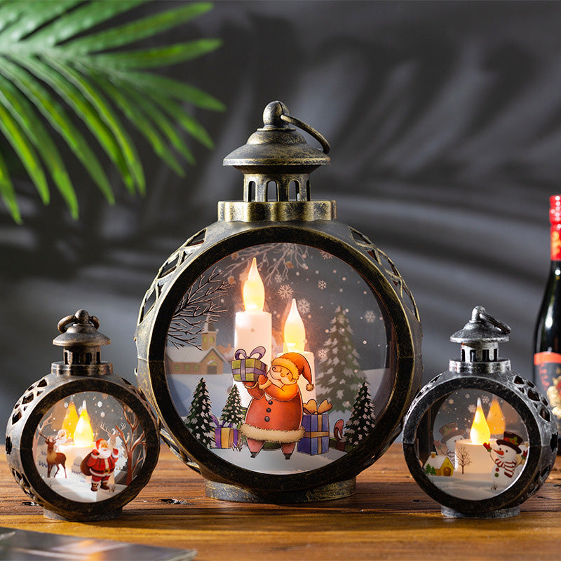 Runde LED Kerze Weihnachtsdekoration Licht