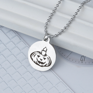 Halloween Titanstahl Halskette