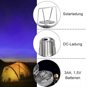 6 in 1 tragbares Outdoor-LED-Campinglicht mit Ventilator