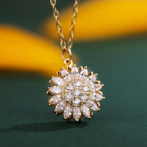 Drehbare Sonnenblumenkette