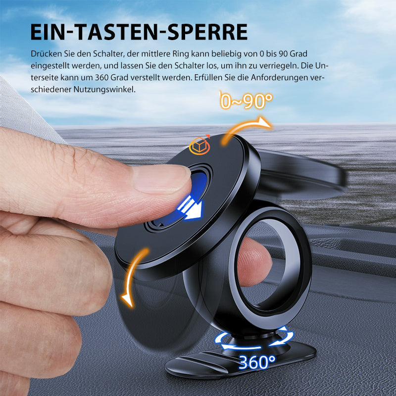 Magnetische Handyhalterung mit Zahnradstruktur