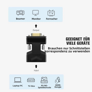 HDMI-zu-VGA Adapter (mit Audio)