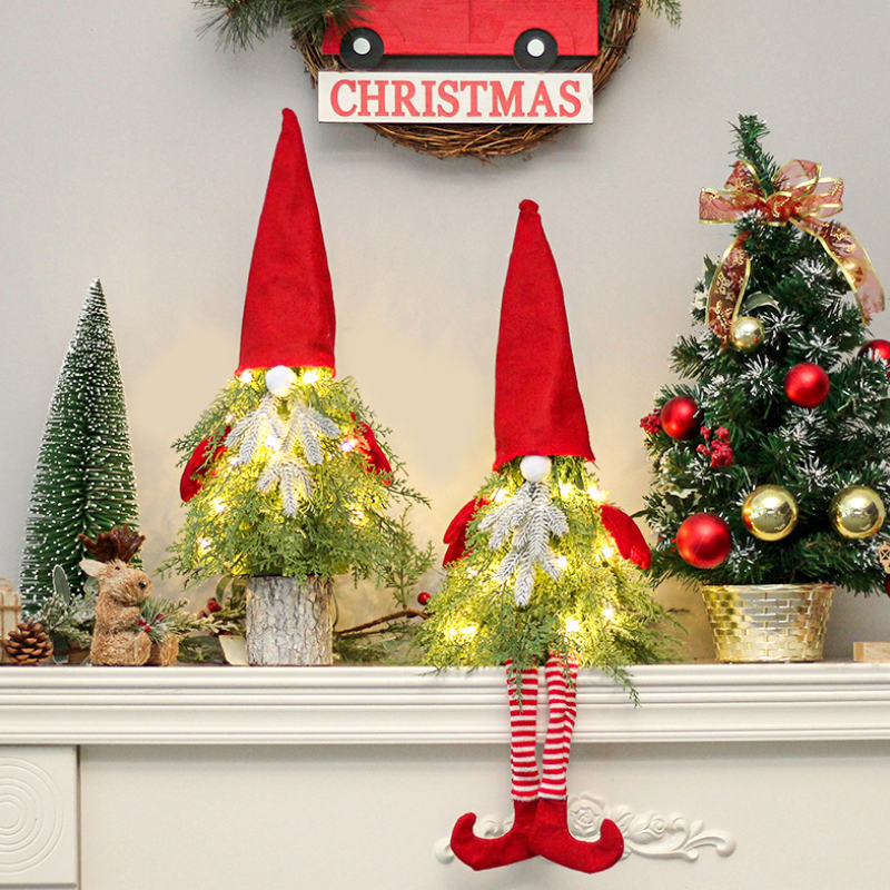 Kreativer und lustiger Mini-Weihnachtsmann & Weihnachtsbaum
