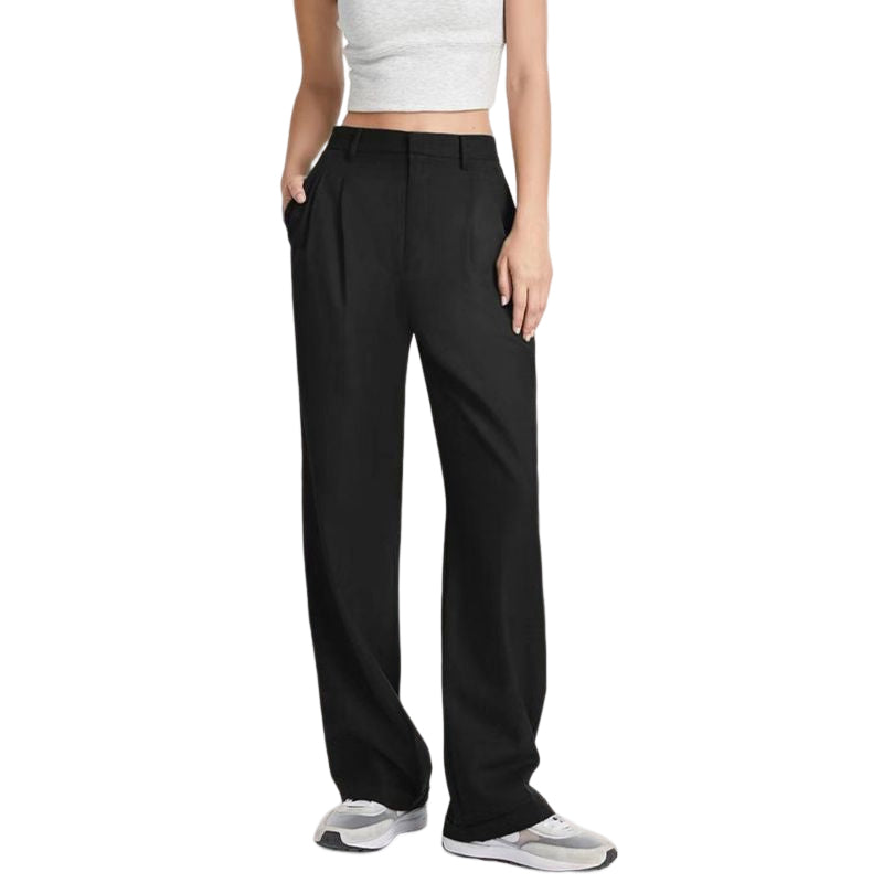 Bequeme taillierte Hose mit weitem Bein